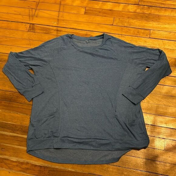 Women’s Steel Blue Sweatshirt with Pockets 3XL - Picture 1 of 4